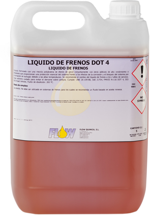 Liquido de Frenos DOT4 FLOW